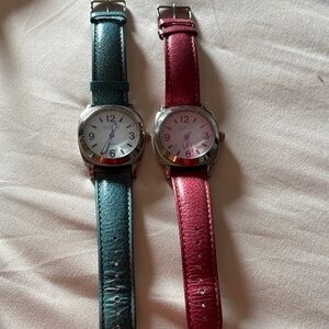 Joan Rivers Turquoise and Red Watches